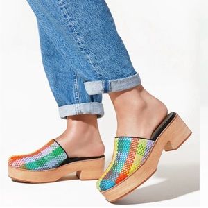 Charlotte Stone Multi Martino Clog in size 9